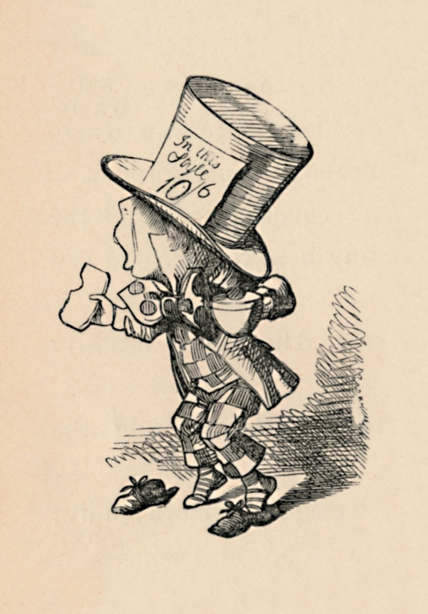 Hullu hatuntekijä oikeudessa, 1889 tekijältä John Tenniel