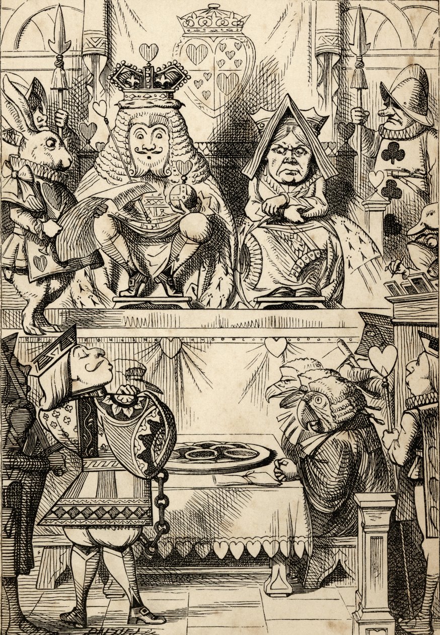 The Trial of the Knave of Hearts, Lewis Carrollin teoksesta Alice