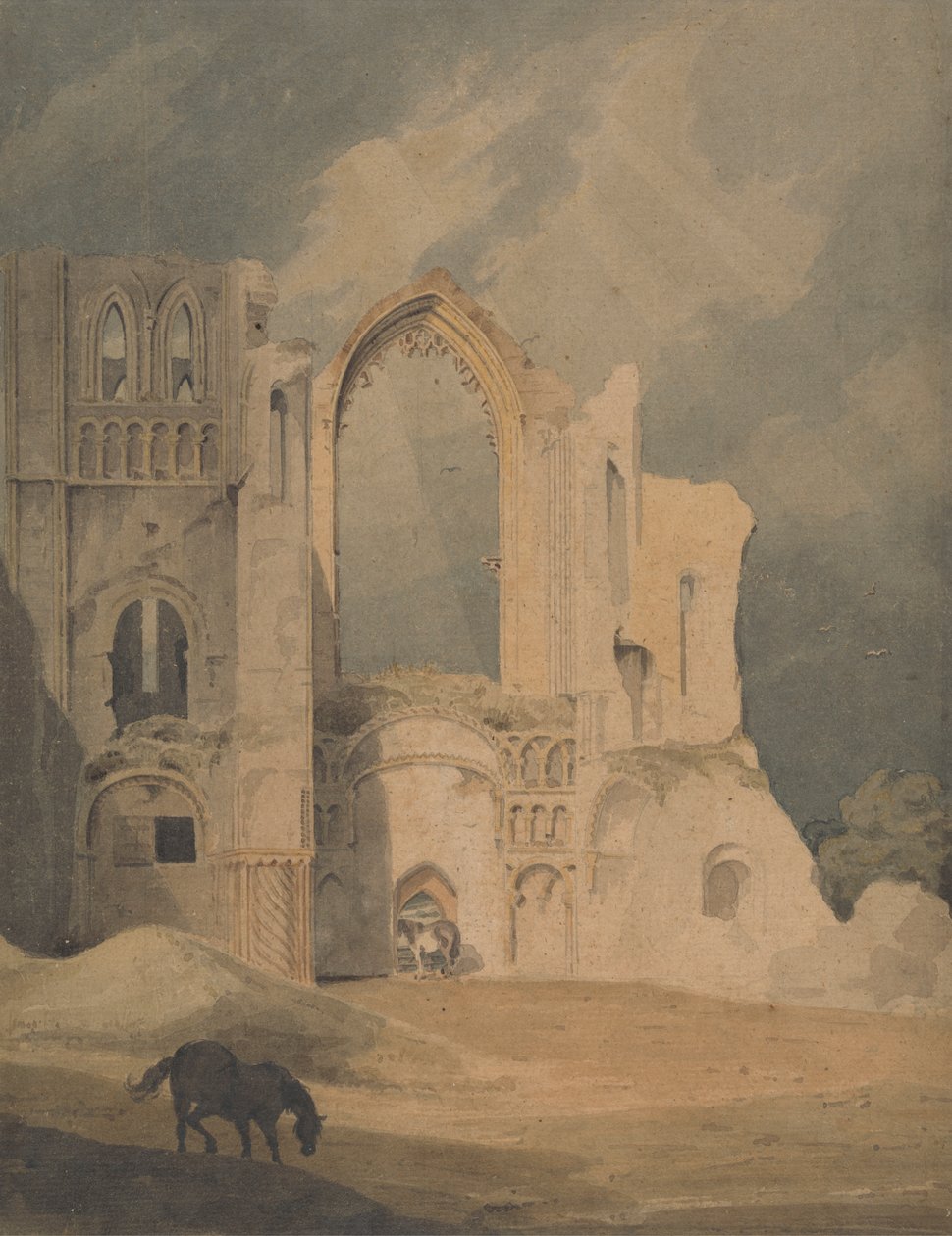 Castle Acre Priory tekijältä John Thirtle