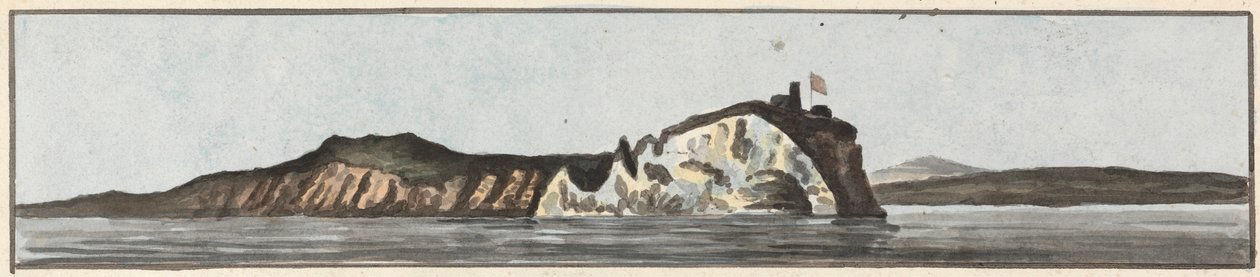 The Needles Bearing East (yksi viidestä piirroksesta yhdellä telineellä) tekijältä John Thomas Serres