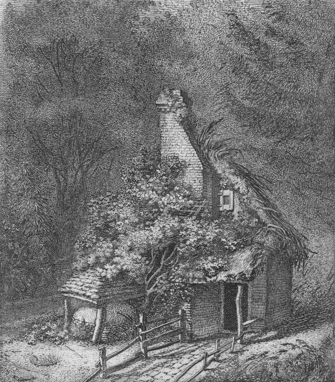 Clandonissa, Surreyssa, 1797 tekijältä John Thomas Smith