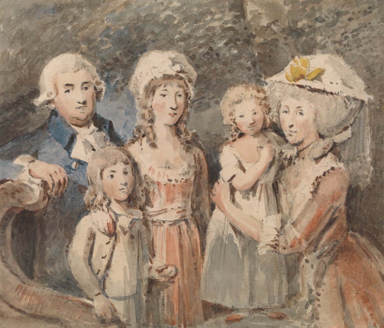 James Boswell ja hänen perheensä tekijältä John Thomas Smith