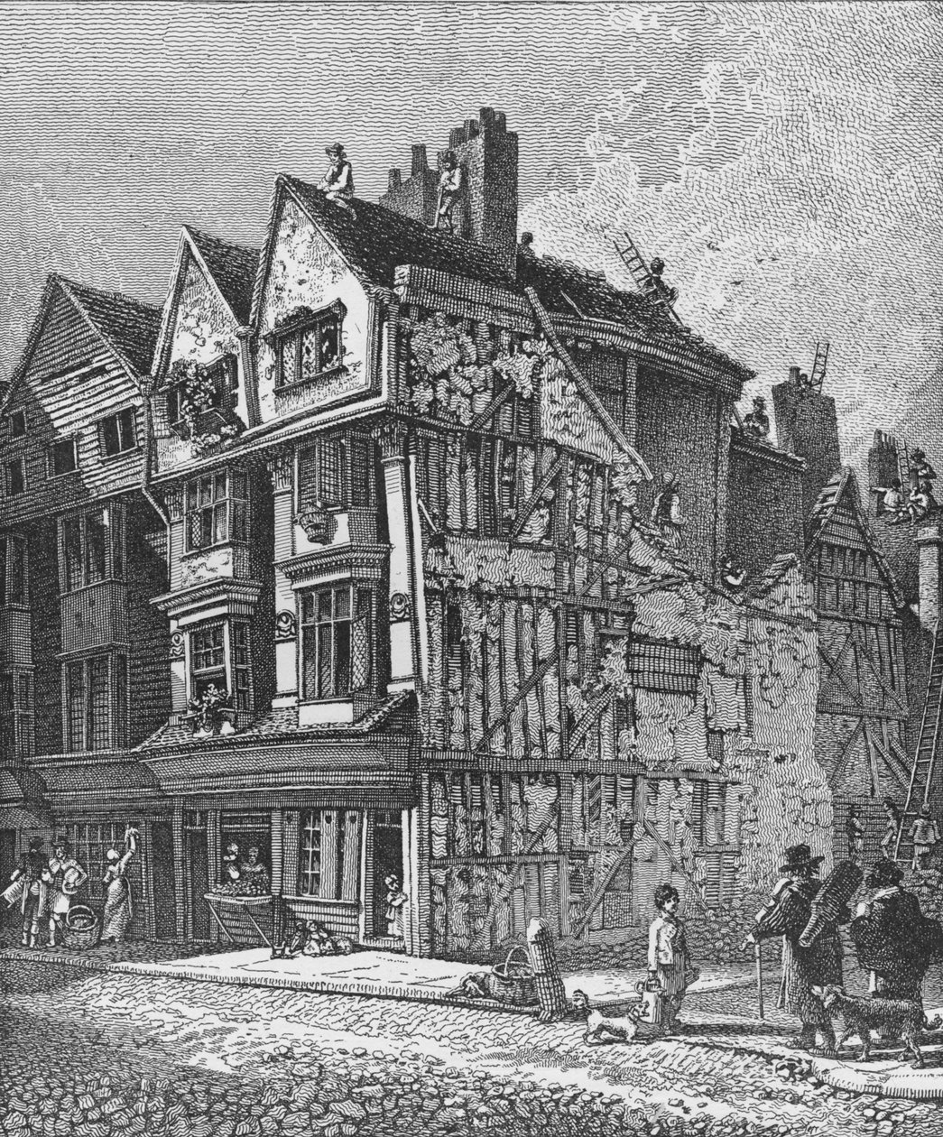 Long Lane, Smithfield, Lontoo, 1810 1911 tekijältä John Thomas Smith