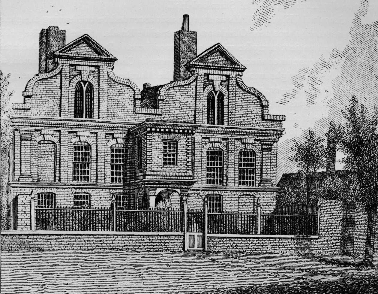 Vanha kartano, Hackney, 1800 1911 tekijältä John Thomas Smith