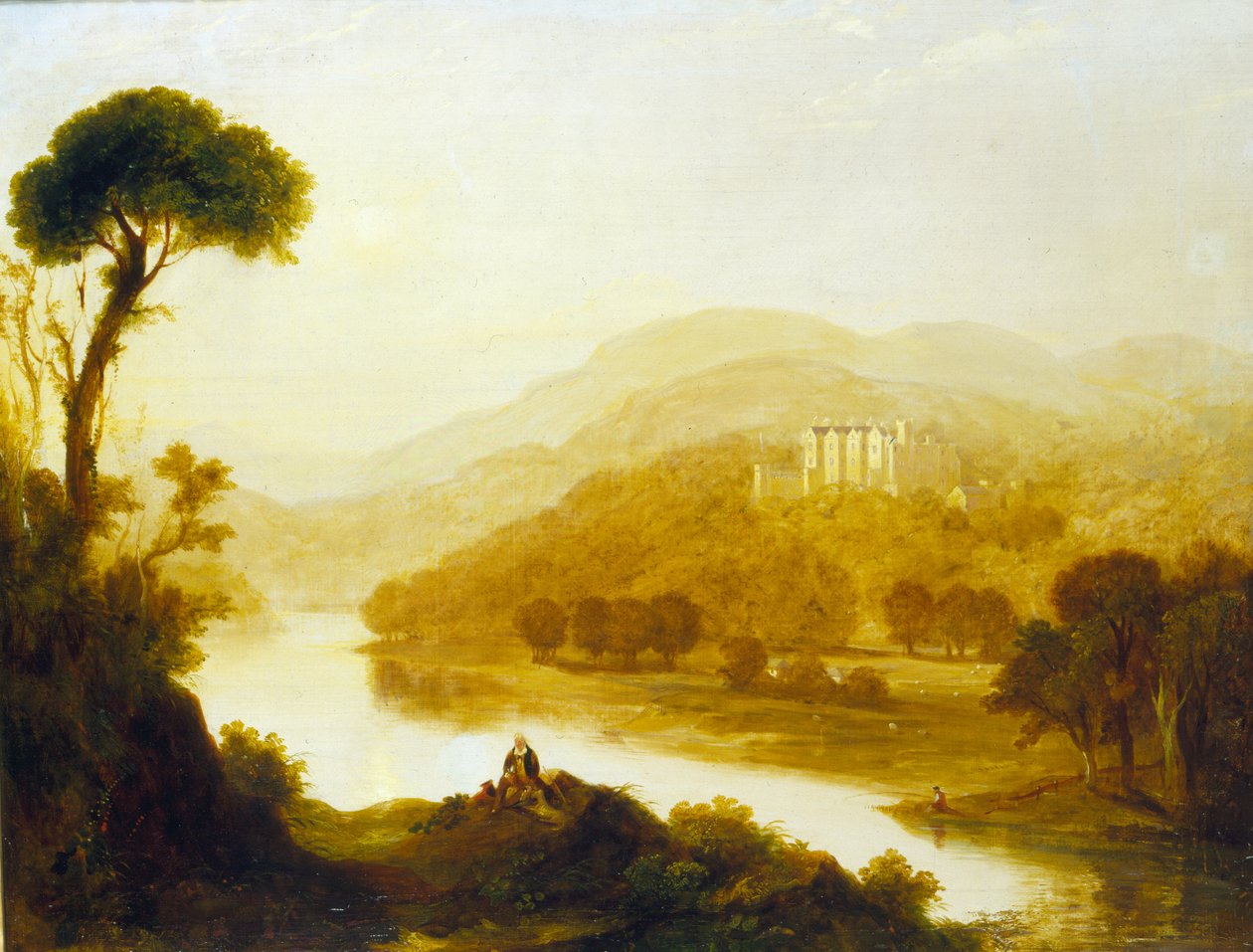 Abbotsford, Sir Walter Scottin koti, 1828 tekijältä John Thomson