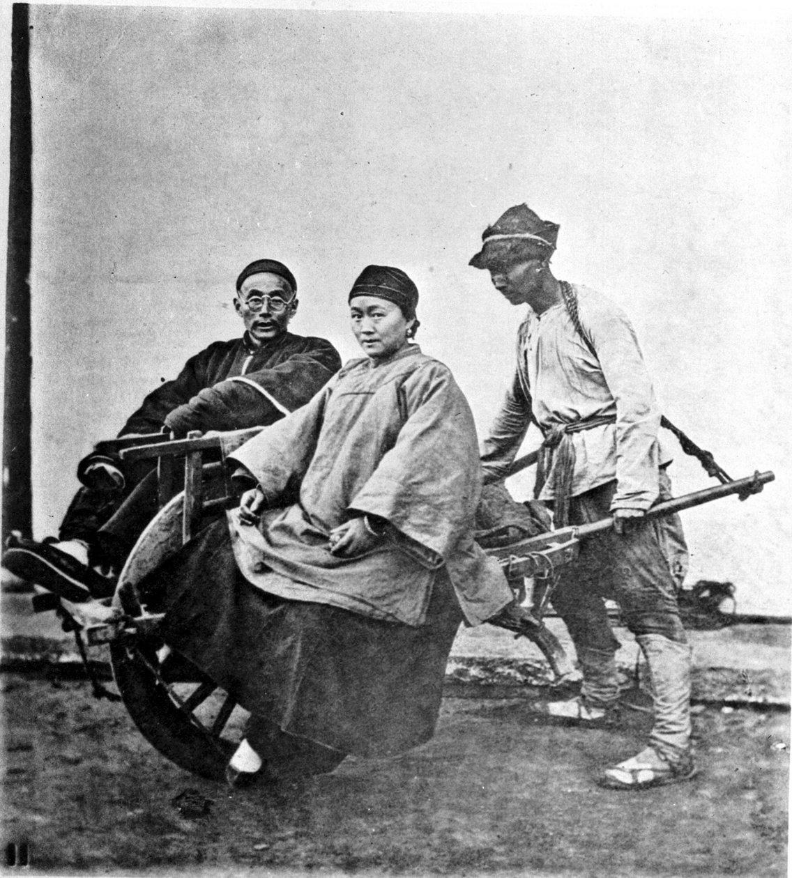 Kiina, riksa n. 1870 (kuva) tekijältä John Thomson
