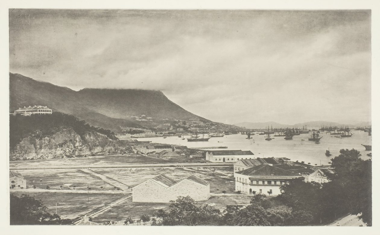 Victorian kaupunki, Hongkong, n. 1868. tekijältä John Thomson