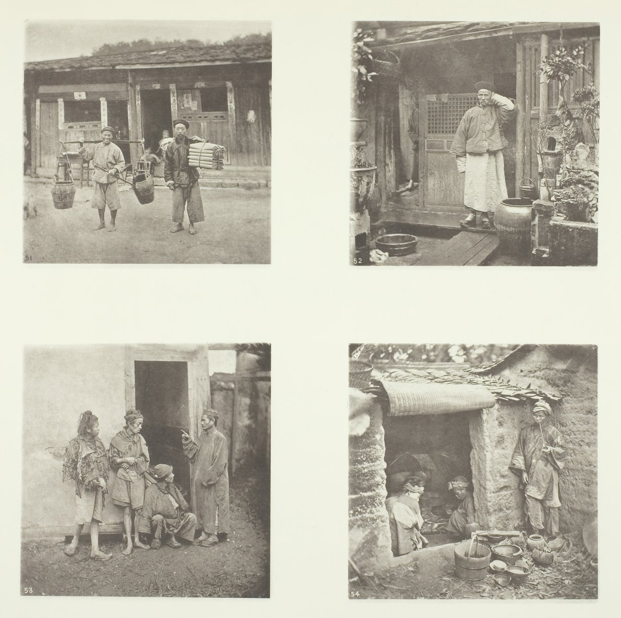 Foochow Coolies, Foochow-etsivä, Varkaiden päällikkö, Kerjäläiset kiertueella, c. 1868. tekijältä John Thomson