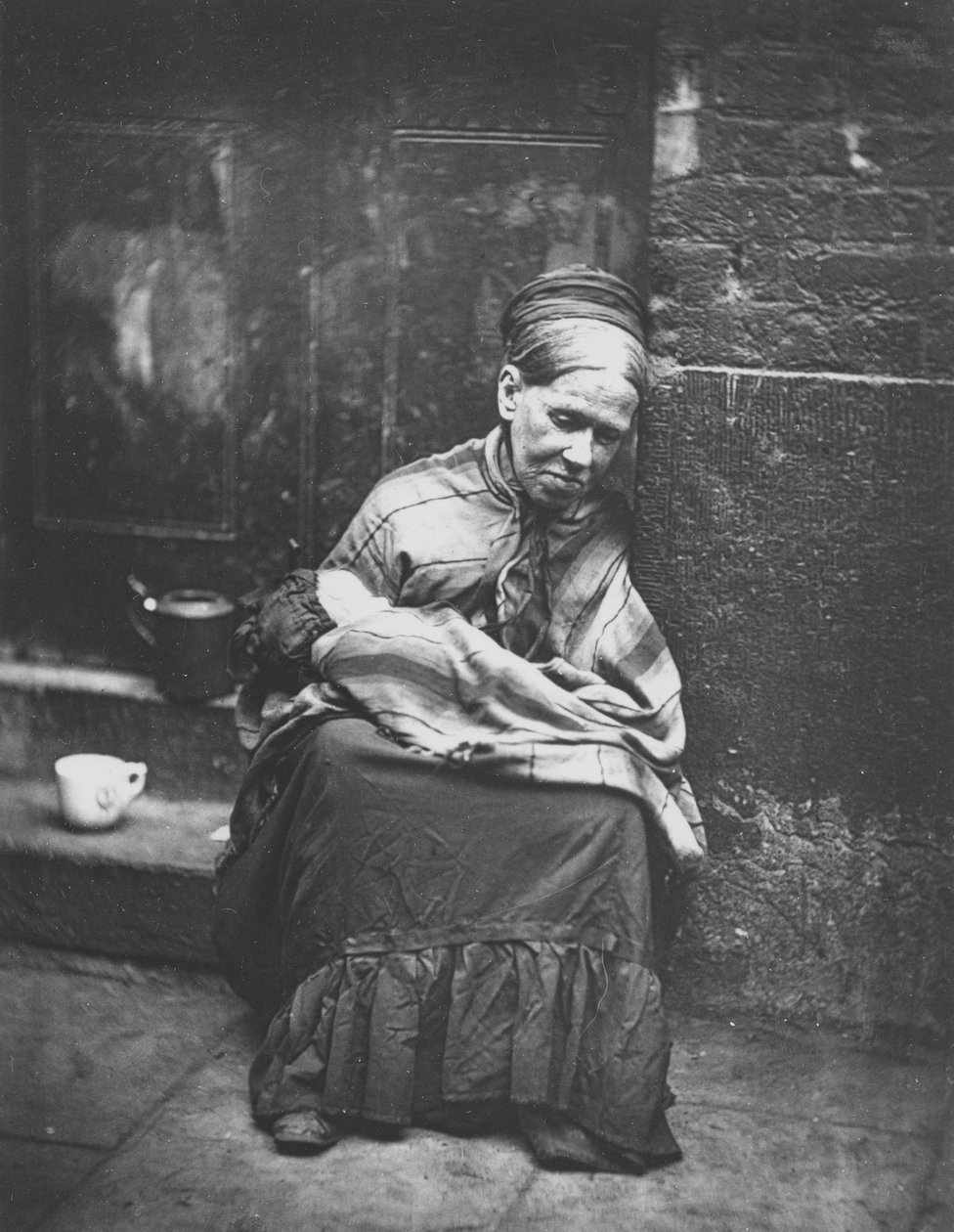 The Crawlers, J. Thomsonin ja Adolphe Smithin teoksesta Street Life in London, 1877. tekijältä John Thomson