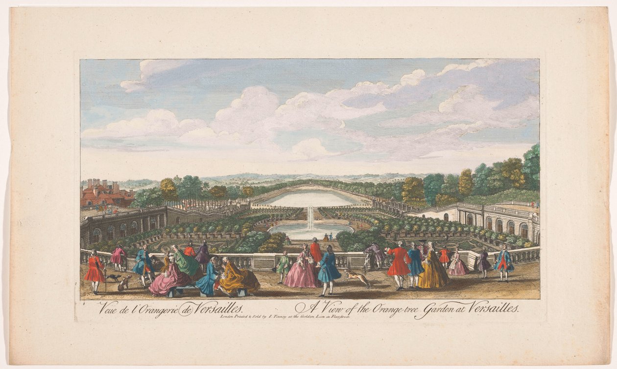 Näkymä appelsiinipuille Versailles