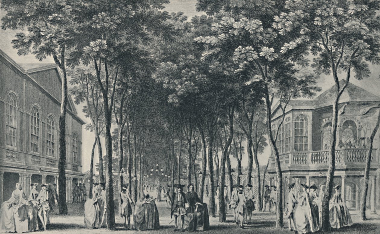 Marylebone Gardensin seura, 1755, 1920 tekijältä John Tinney