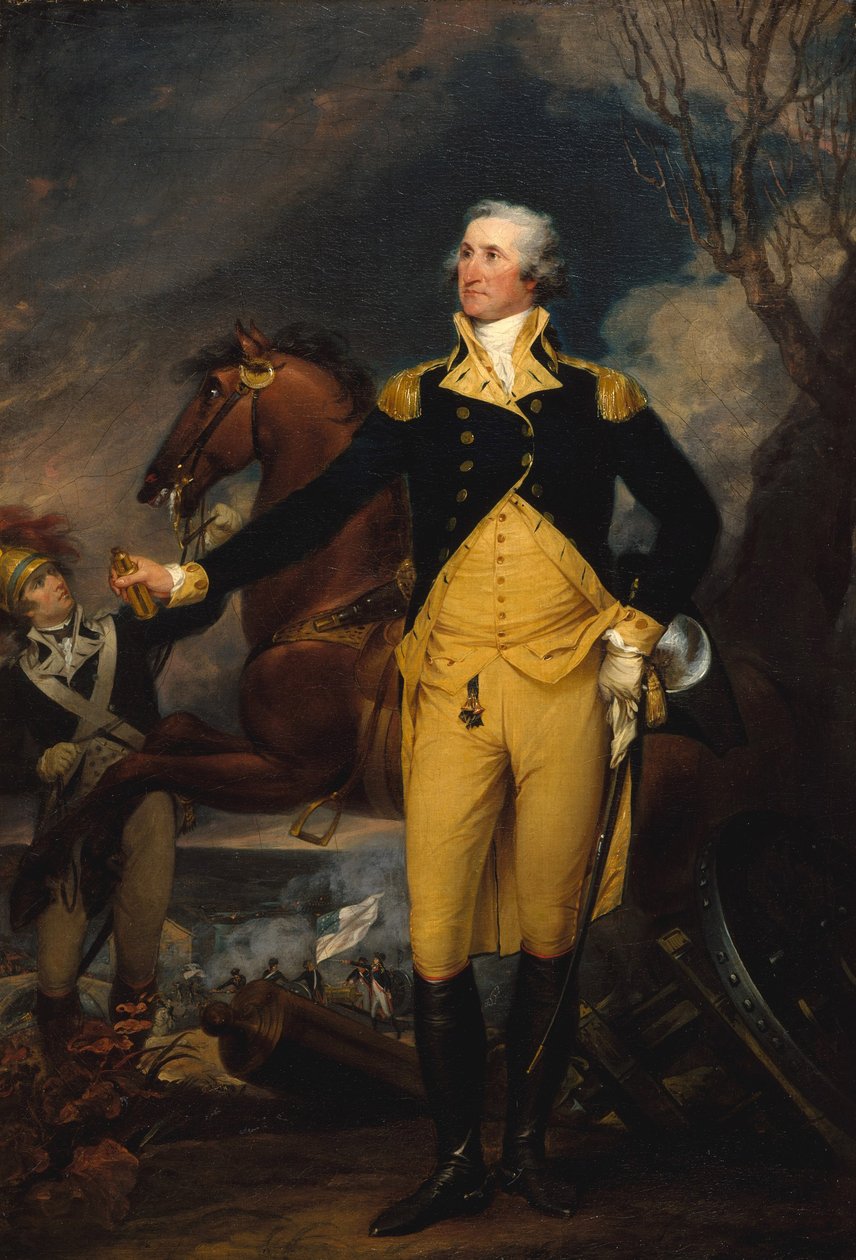 George Washington ennen Trentonin taistelua, noin 1792-94. tekijältä John Trumbull