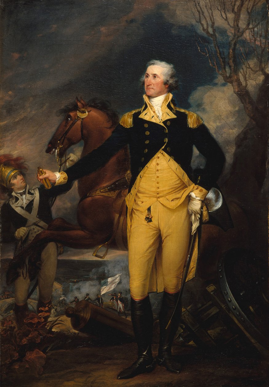 George Washington ennen Trentonin taistelua, n. 1792-94. tekijältä John Trumbull