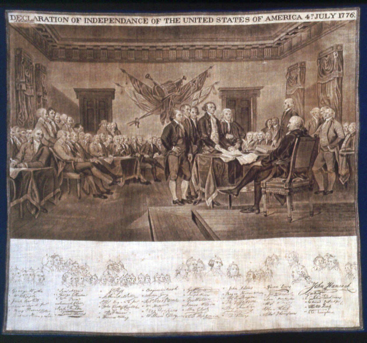 Nenäliina tekijältä John Trumbull