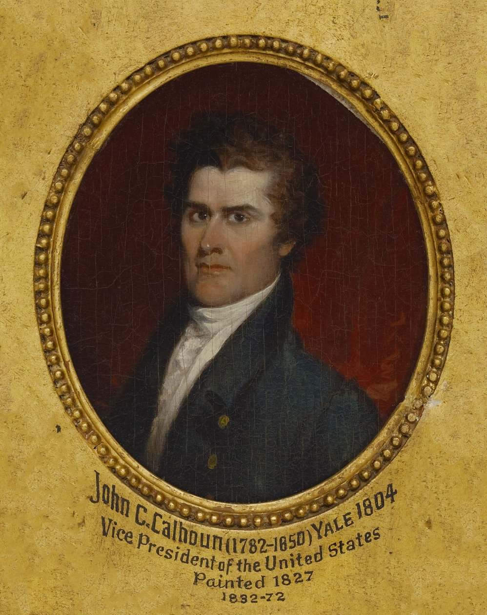 John Caldwell Calhoun (1782–1850), filosofian kandidaatti (B.A.) 1804, oikeustieteen tohtori (LL.D.) 1822 tekijältä John Trumbull
