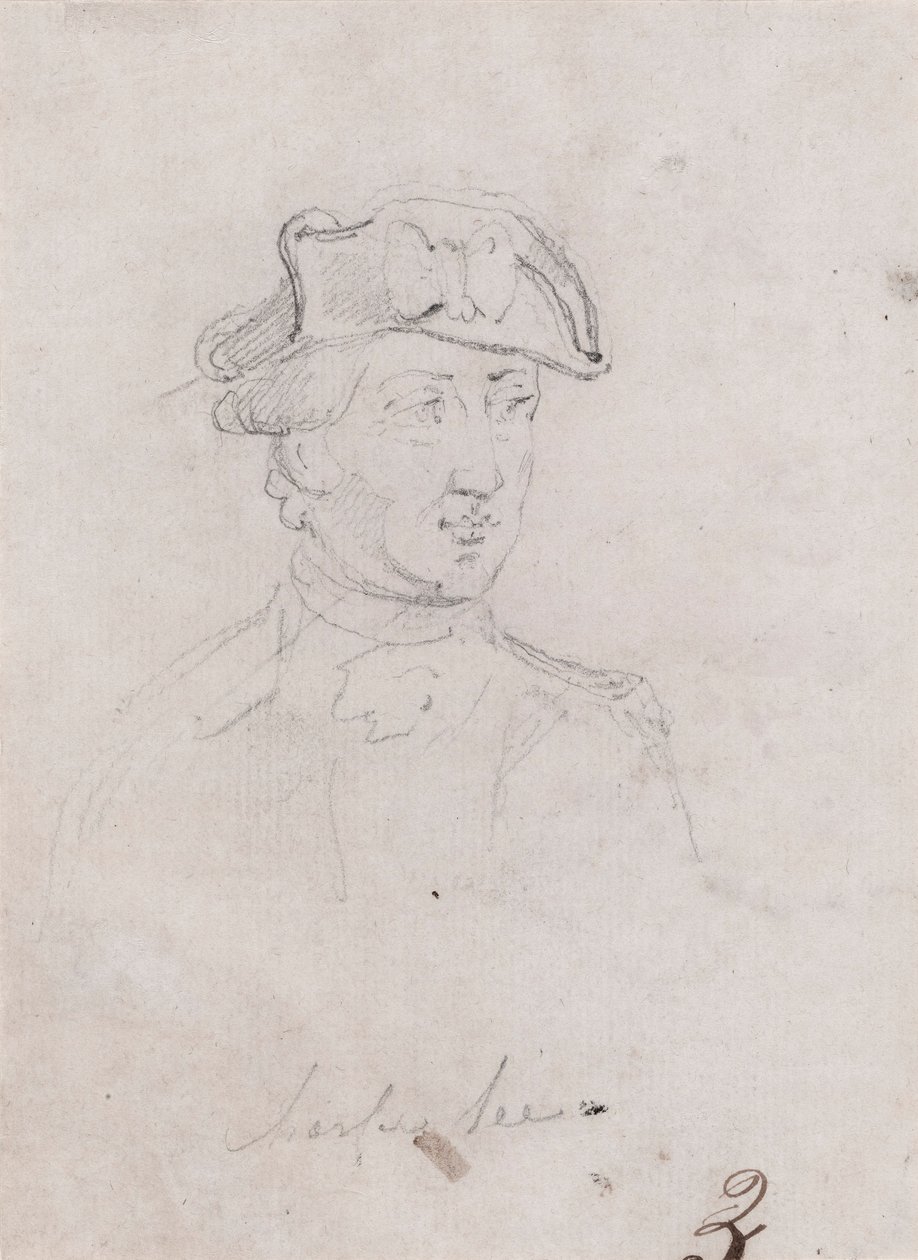 Kenraalimajuri Charles Lee, ehdotettu tutkimus tekijältä John Trumbull