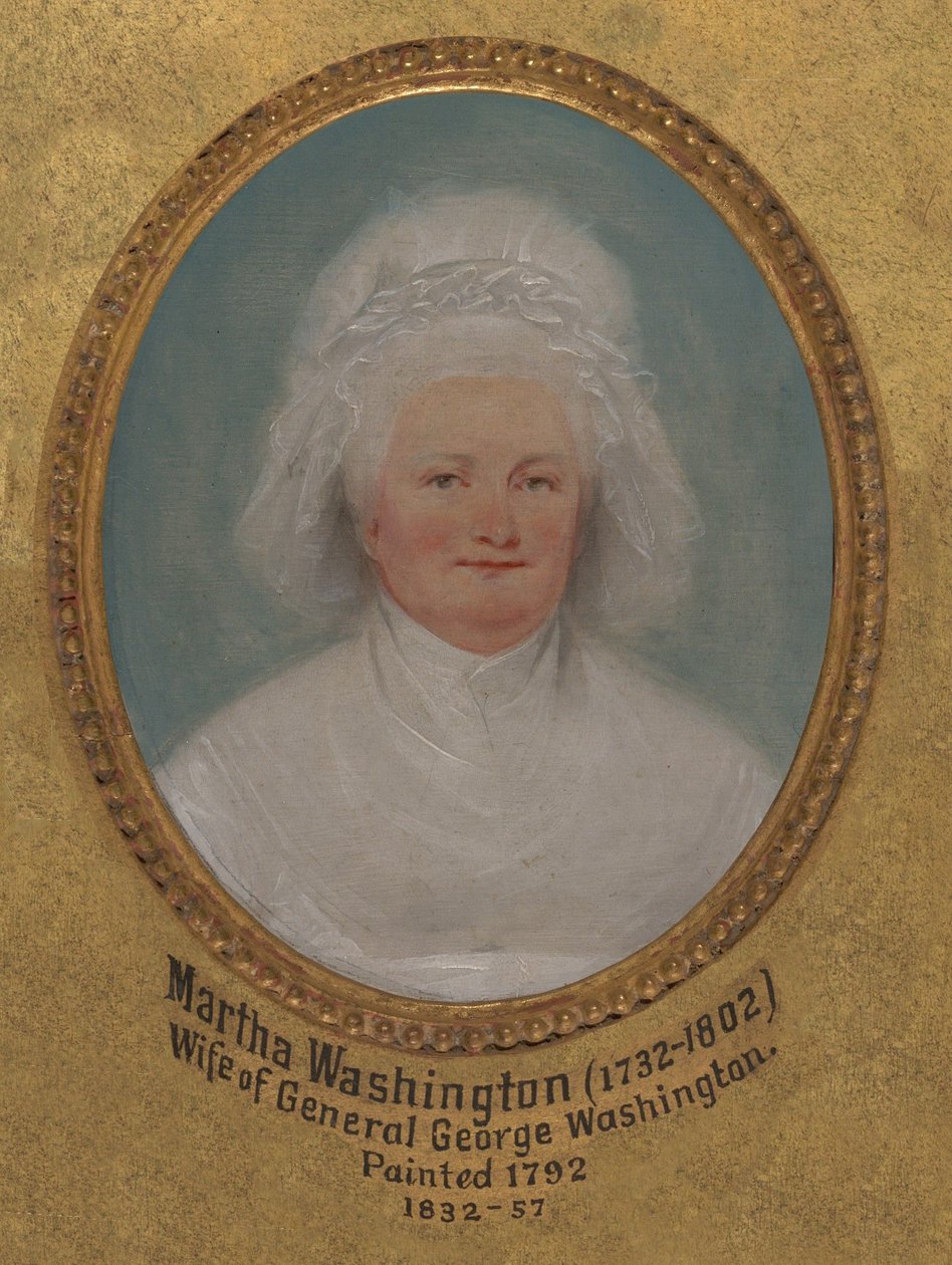 Martha Washington (geb. Martha Dandridge, ehemals Martha Parke Custis, 1731–1802) tekijältä John Trumbull