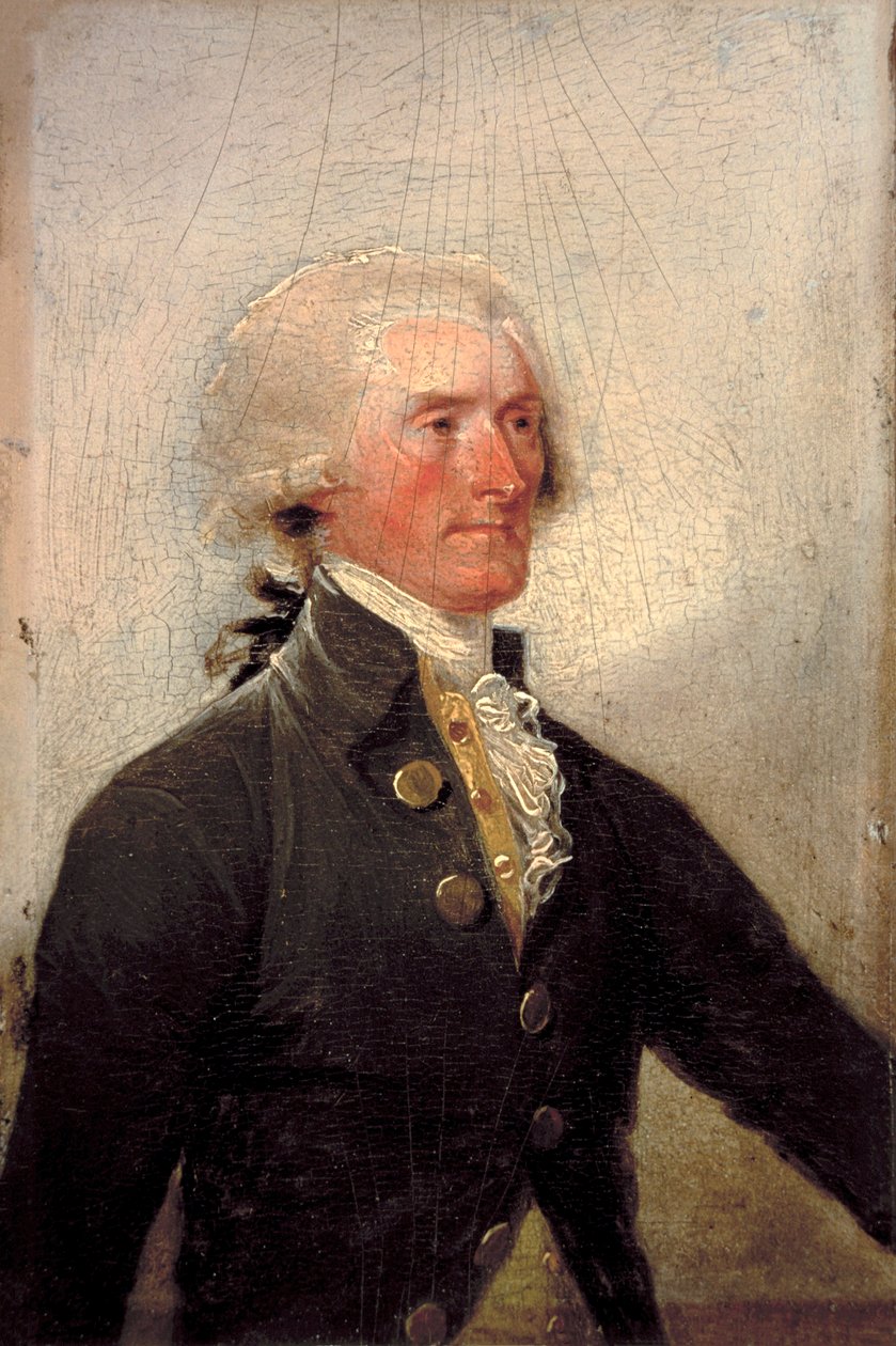 John Trumbullin muotokuva Thomas Jeffersonista tekijältä John Trumbull