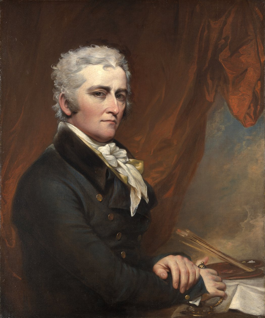 Omakuva, noin 1802 tekijältä John Trumbull