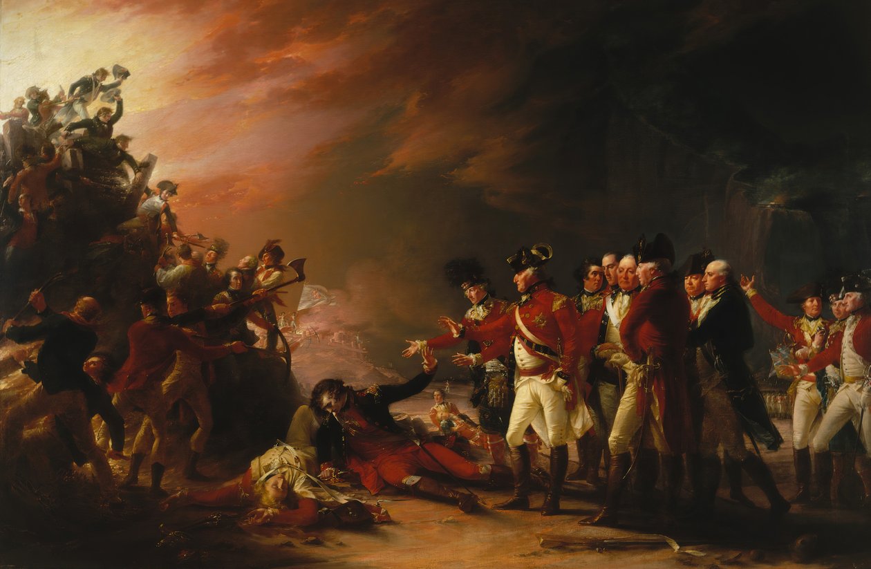 Gibraltarin varuskunnan tekemä Sortie, 1789. tekijältä John Trumbull