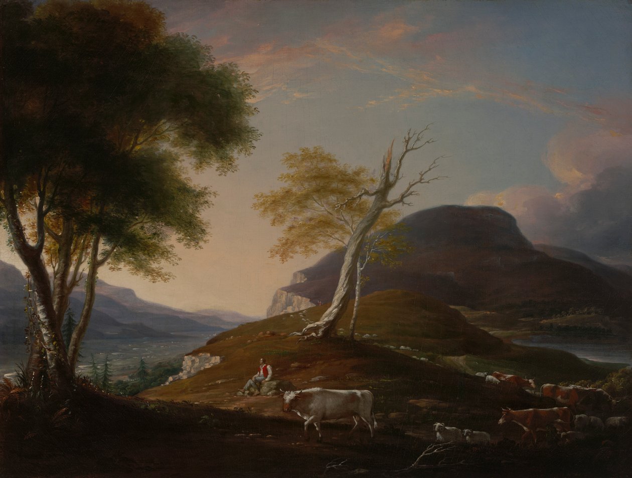 Näkymä West Mountainille lähellä Hartfordia tekijältä John Trumbull
