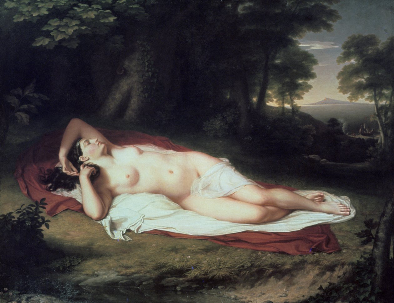Ariadne unessa Naxoksen saarella, 1809-1814 tekijältä John Vanderlyn