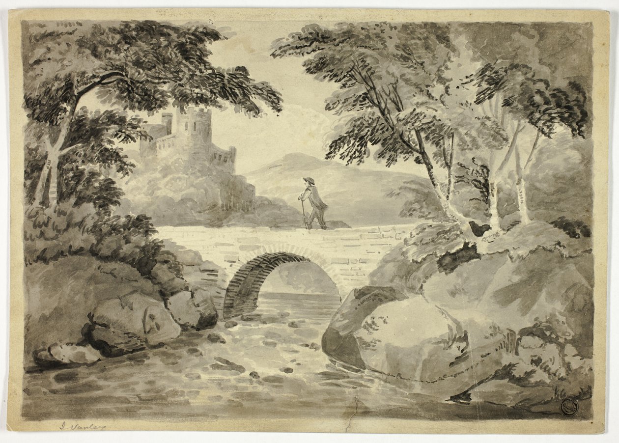 Kidwellyn linna, Etelä-Wales tekijältä John Varley