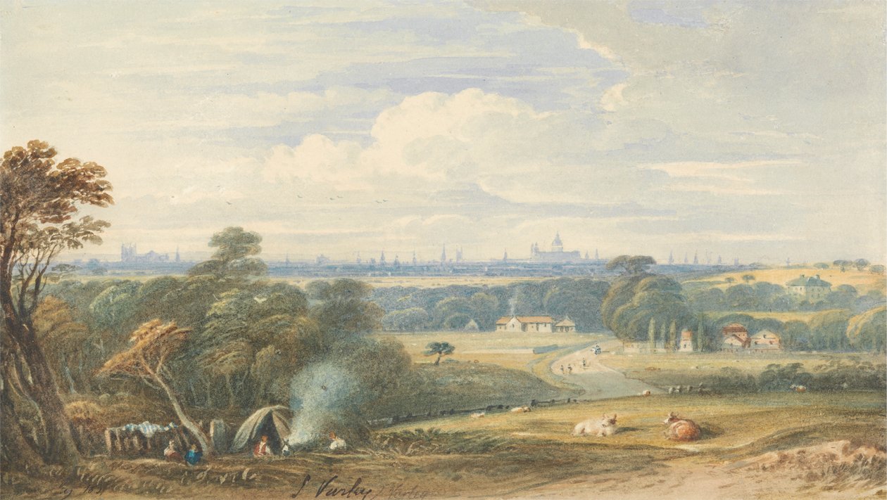 Londres vista do Sudoeste finlandês tekijältä John Varley