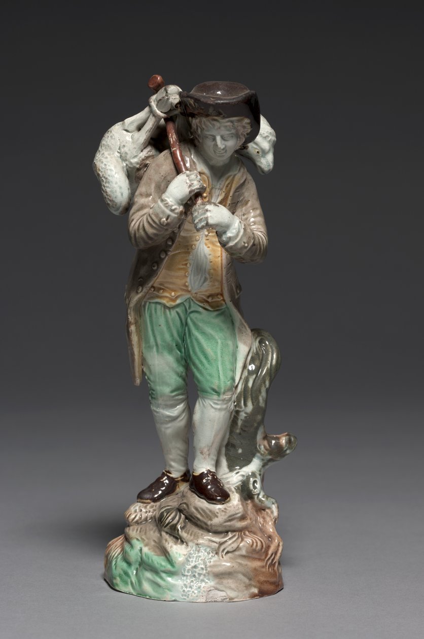 Kadonnut lammas, valmistaja Staffordshire Factory, n. 1770 tekijältä John Voyez