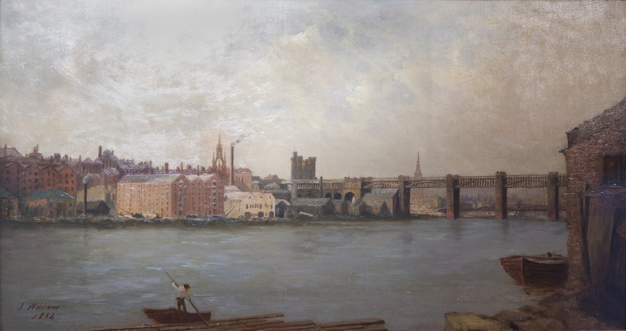 Newcastle upon Tyne lounaasta, 1884 tekijältä John Wallace