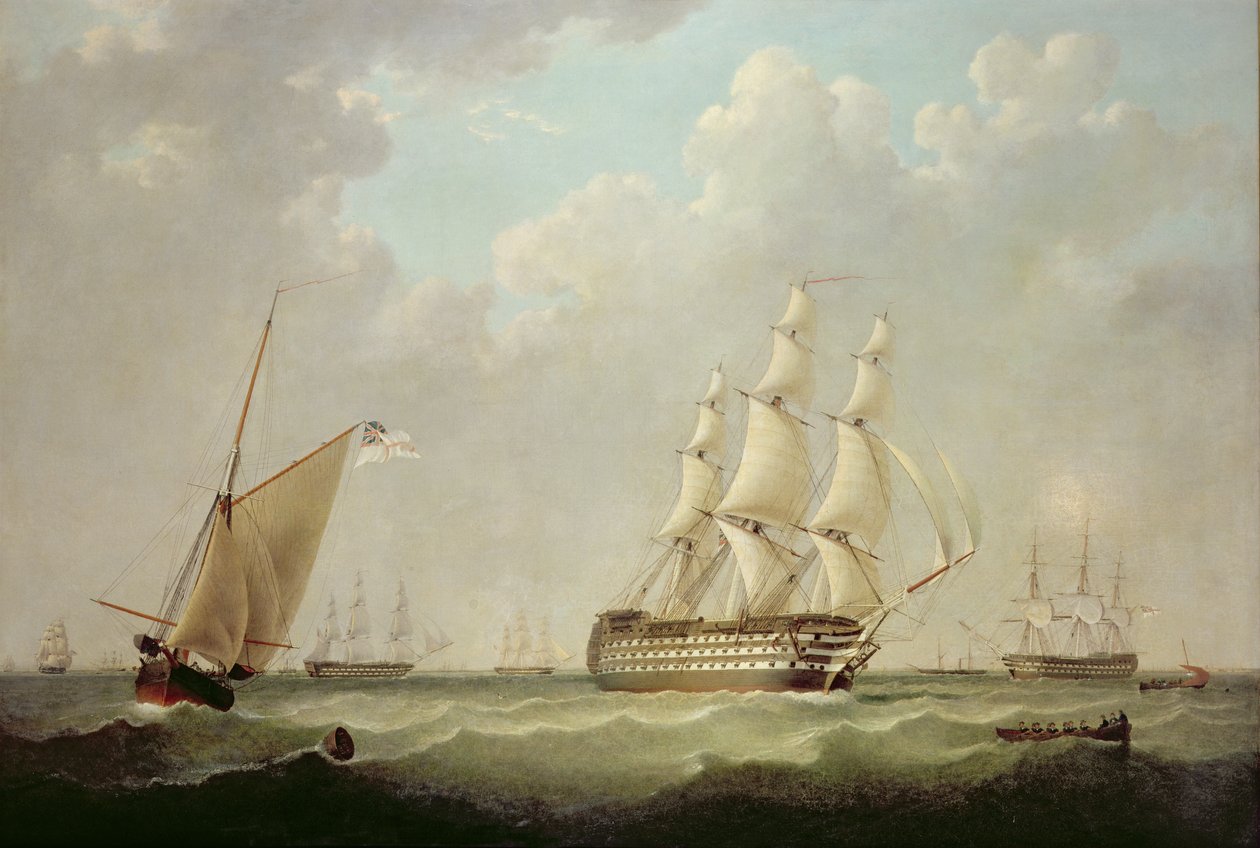 H.M.S. Britannia, 1847 (op) tekijältä John Ward of Hull