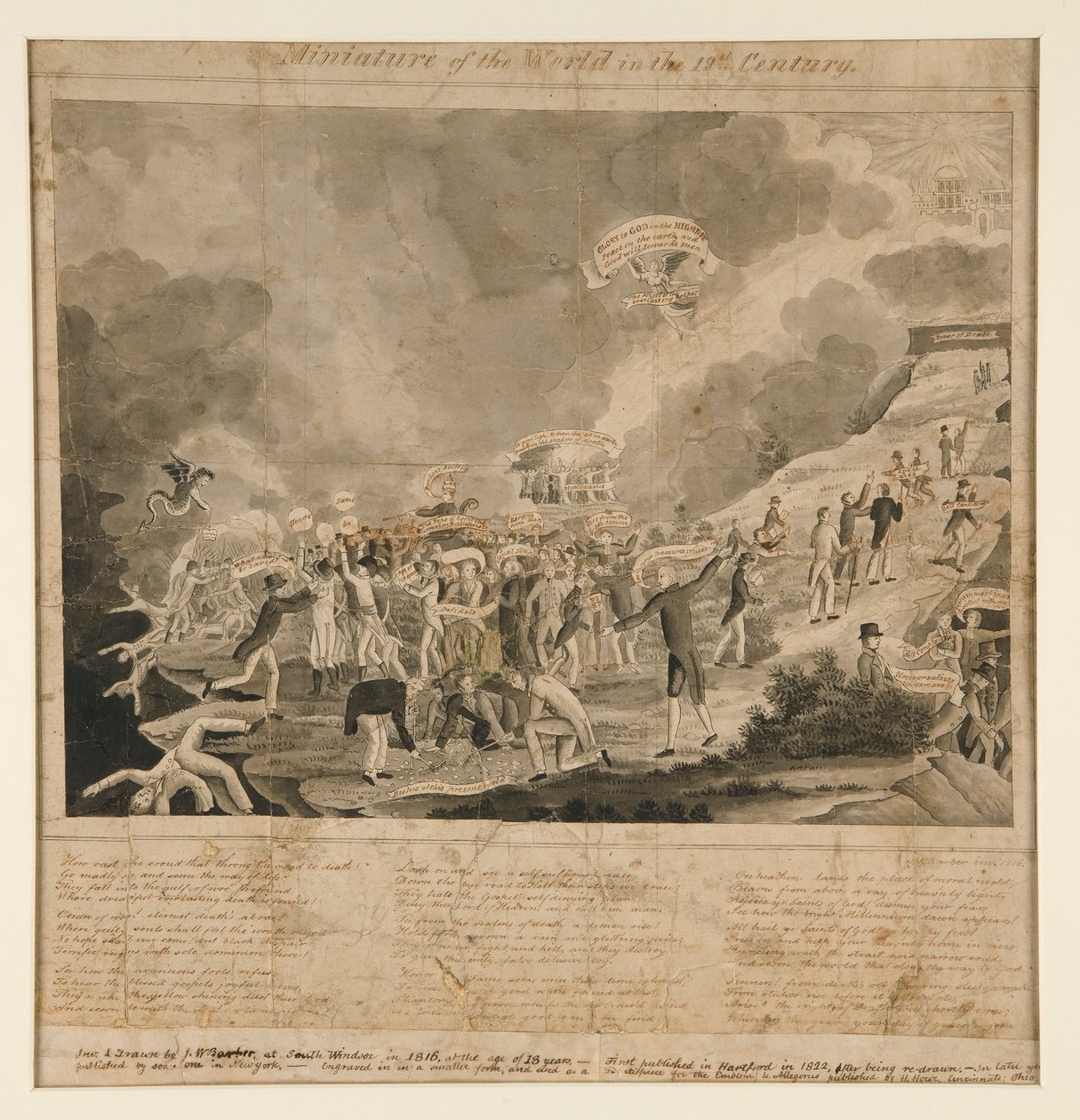 Tutkimus maailman pienoismalliin 1800-luvulla tekijältä John Warner Barber