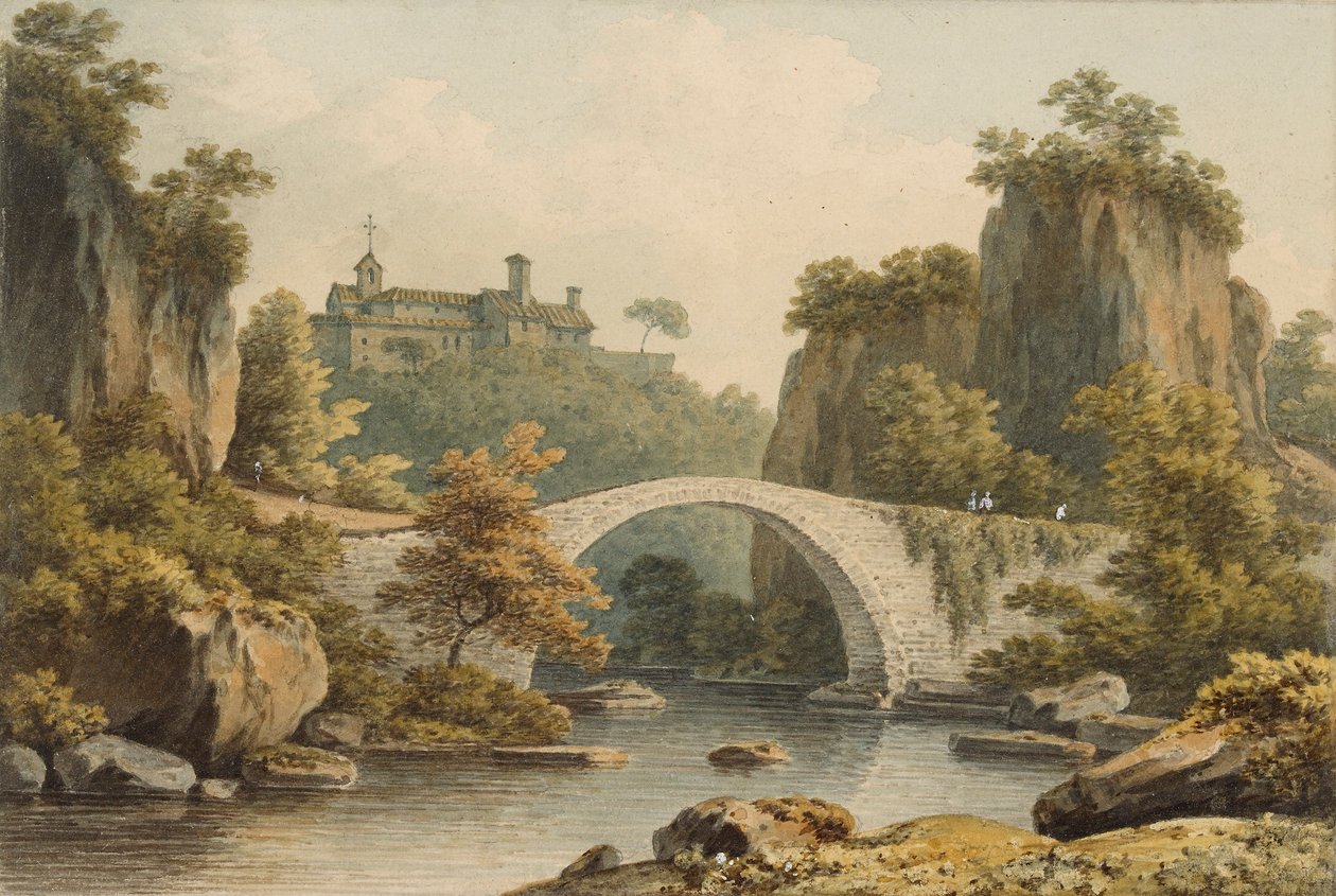 Civita Castellana, 1792-1799 tekijältä John Warwick Smith