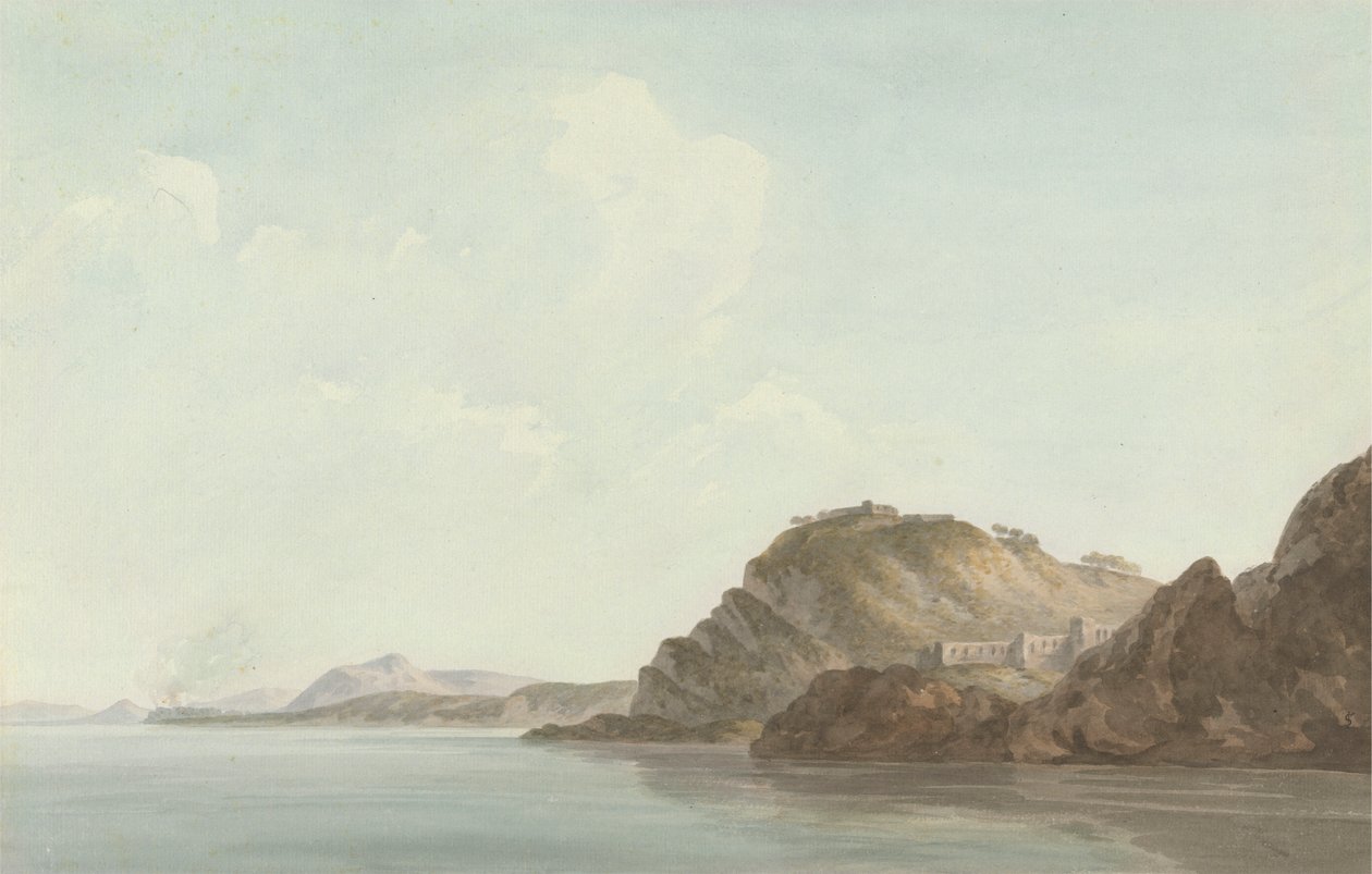 Rannikko lähellä Sorrentoa tekijältä John Warwick Smith