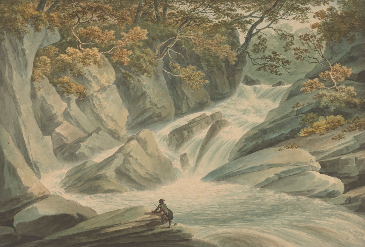 Hafod: Cascaden yläosa tekijältä John Warwick Smith