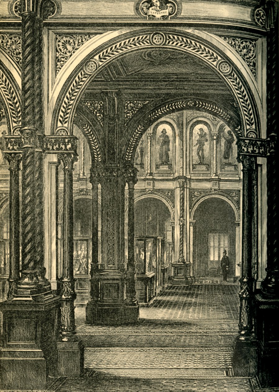 Central or Loan Court, South Kensington Museum, 1860-luku, 1881. tekijältä John Watkins