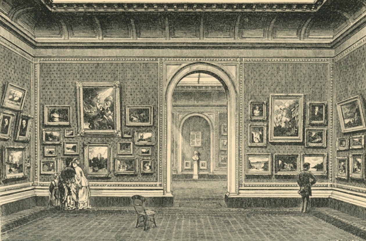 Sheepshanks Gallery, South Kensington Museum, 1860-luku, 1881. tekijältä John Watkins