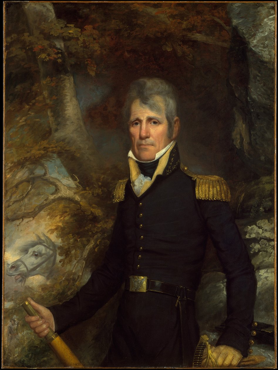 Kenraali Andrew Jackson, noin 1819 tekijältä John Wesley Jarvis