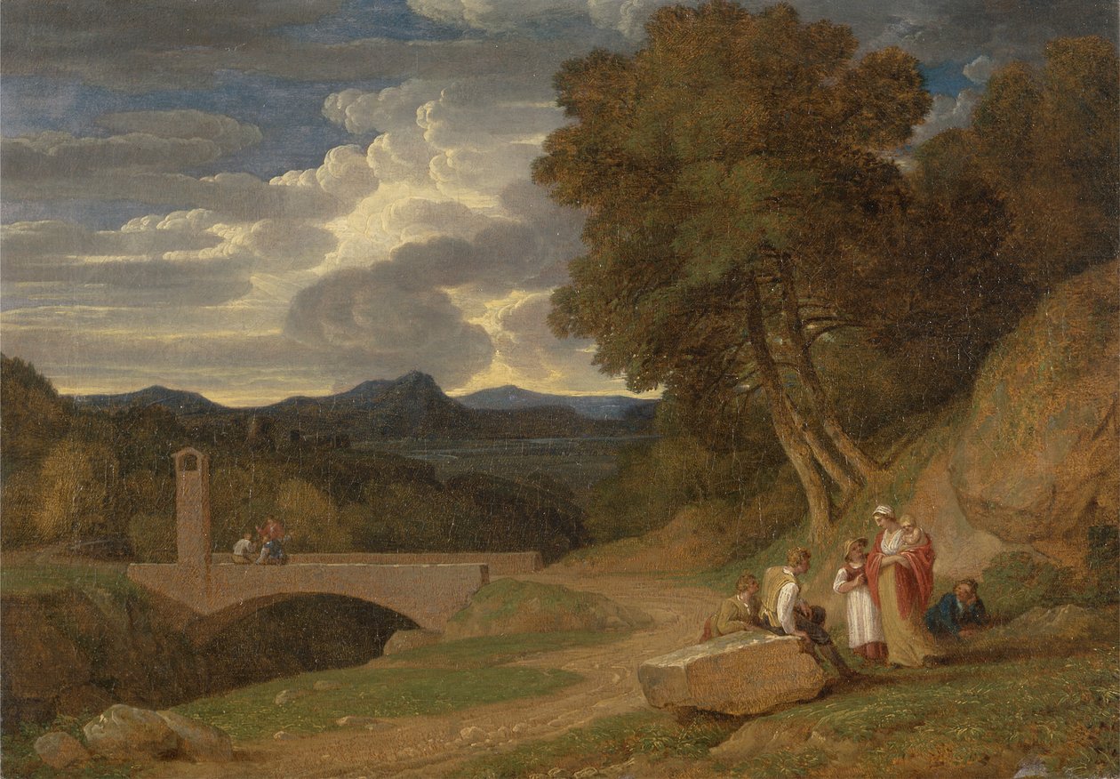 Italialainen maisema tekijältä John White Abbott