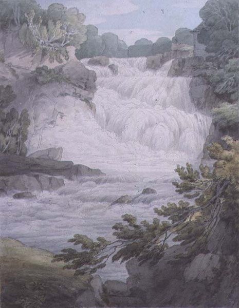 Stonebyers Linn on Clyde tekijältä John White Abbott
