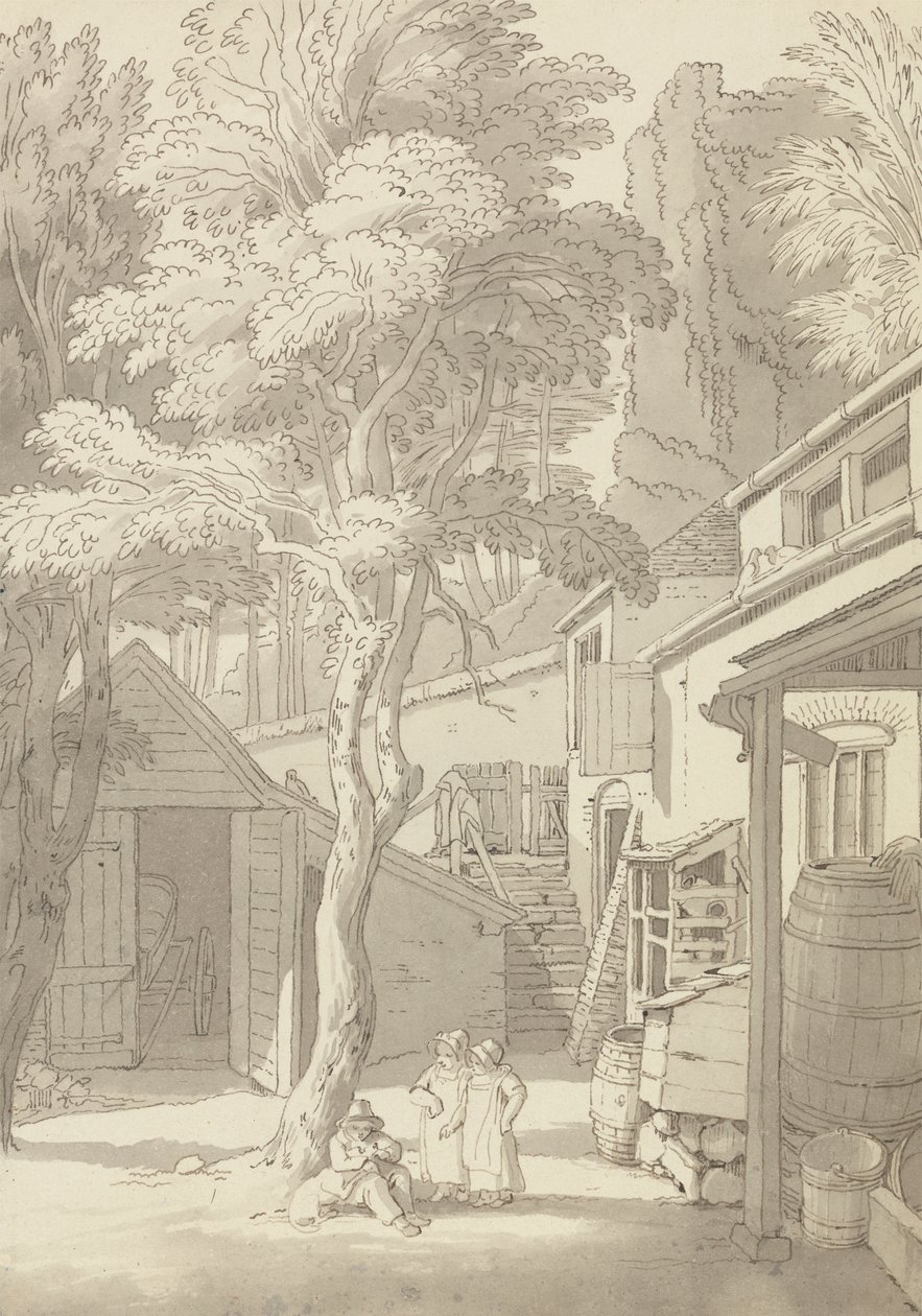 Mr. Bankin talon piha, Northernhay, Exeter tekijältä John White Abbott