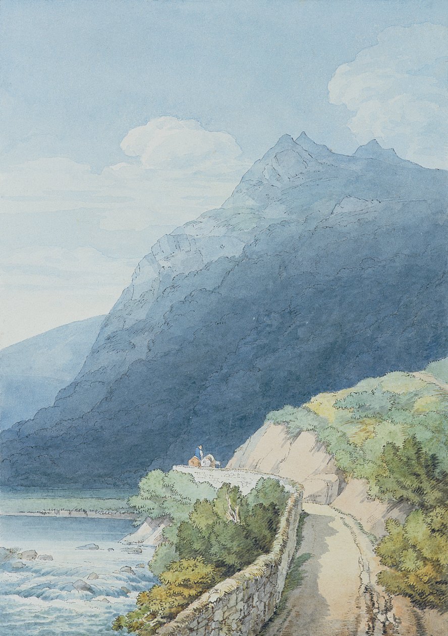 Dart Holne Chasessa, Devonissa (wc, kynä ja muste) tekijältä John White Abbott