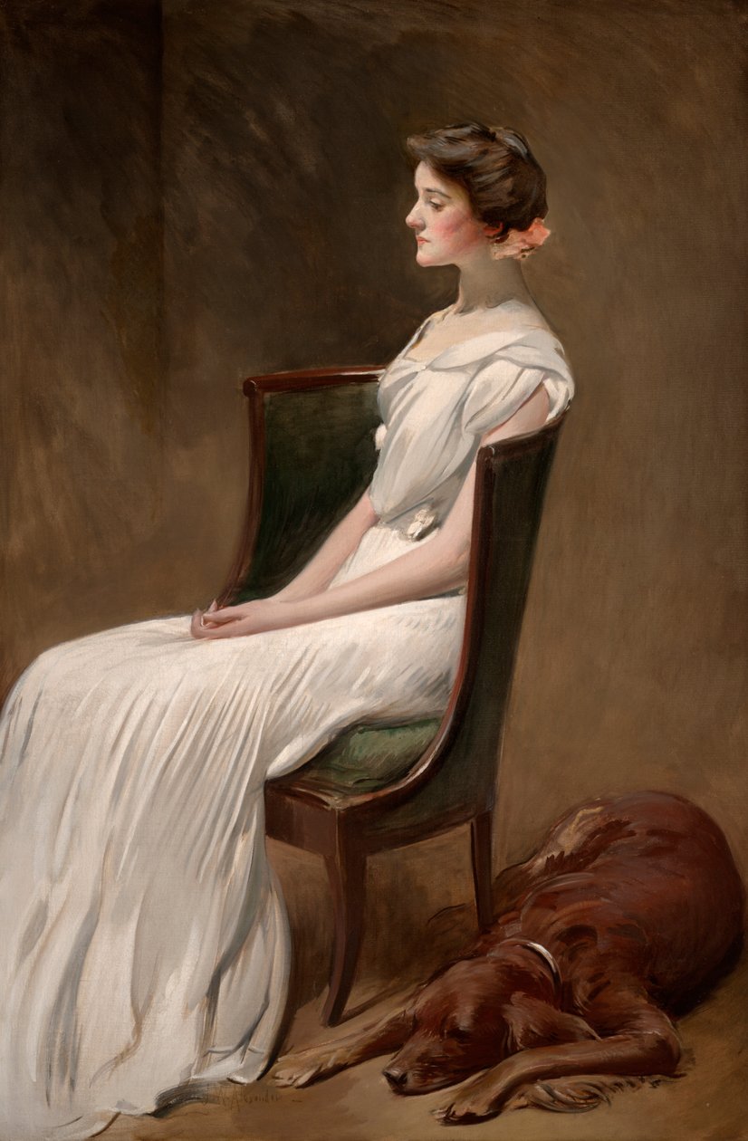Neiti Dorothy Quincy Roosevelt (myöhemmin rouva Langdon Geer). tekijältä John White Alexander