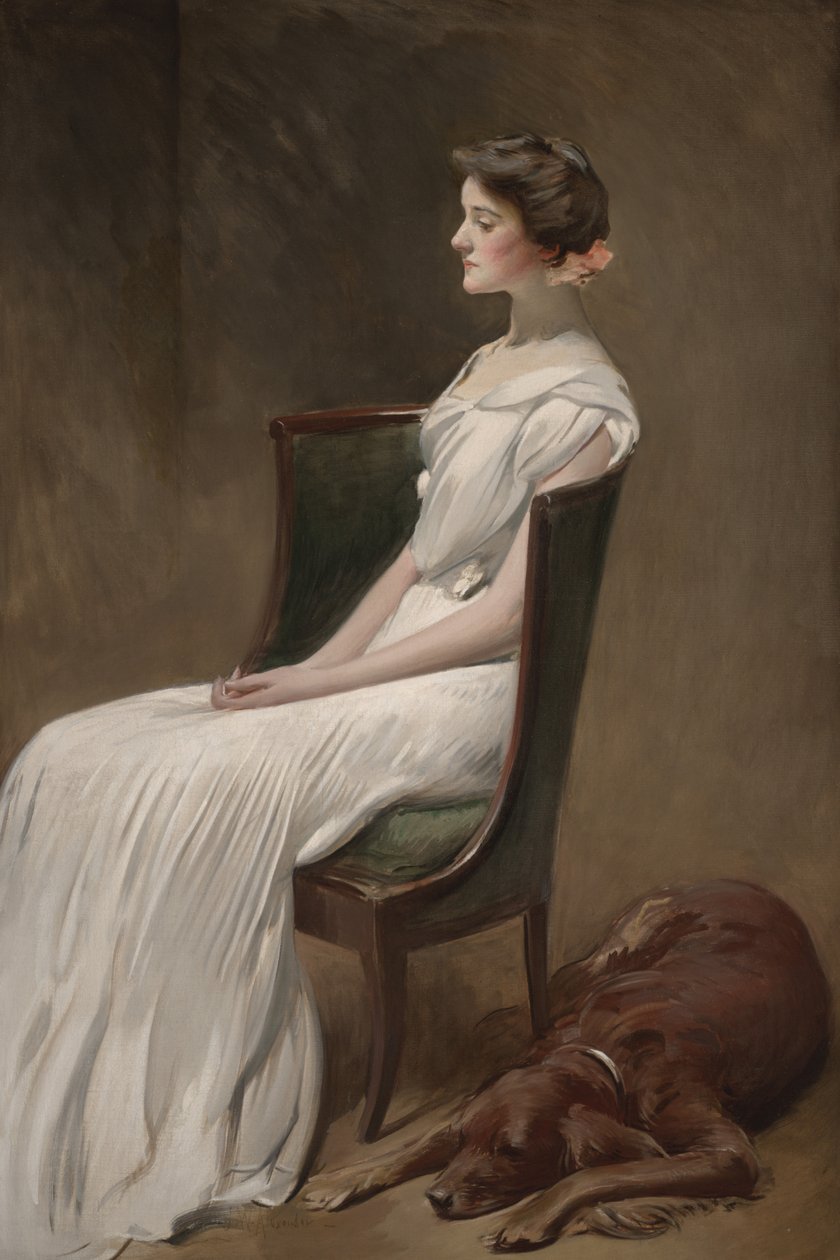 Neiti Dorothy Quincy Roosevelt (myöhemmin rouva Langdon Geer) tekijältä John White Alexander