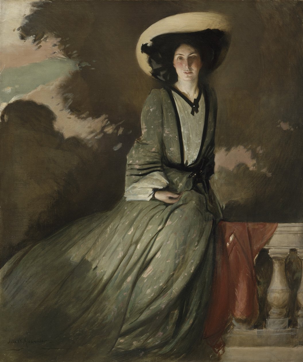 Naisen alastonkuva, n.1975 tekijältä John White Alexander