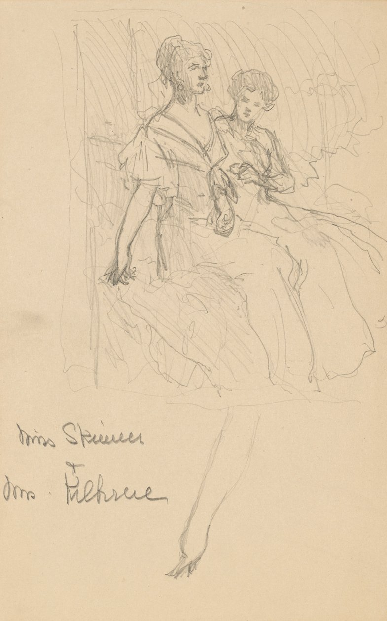 Tutkimus Skinner Sistersille tekijältä John White Alexander