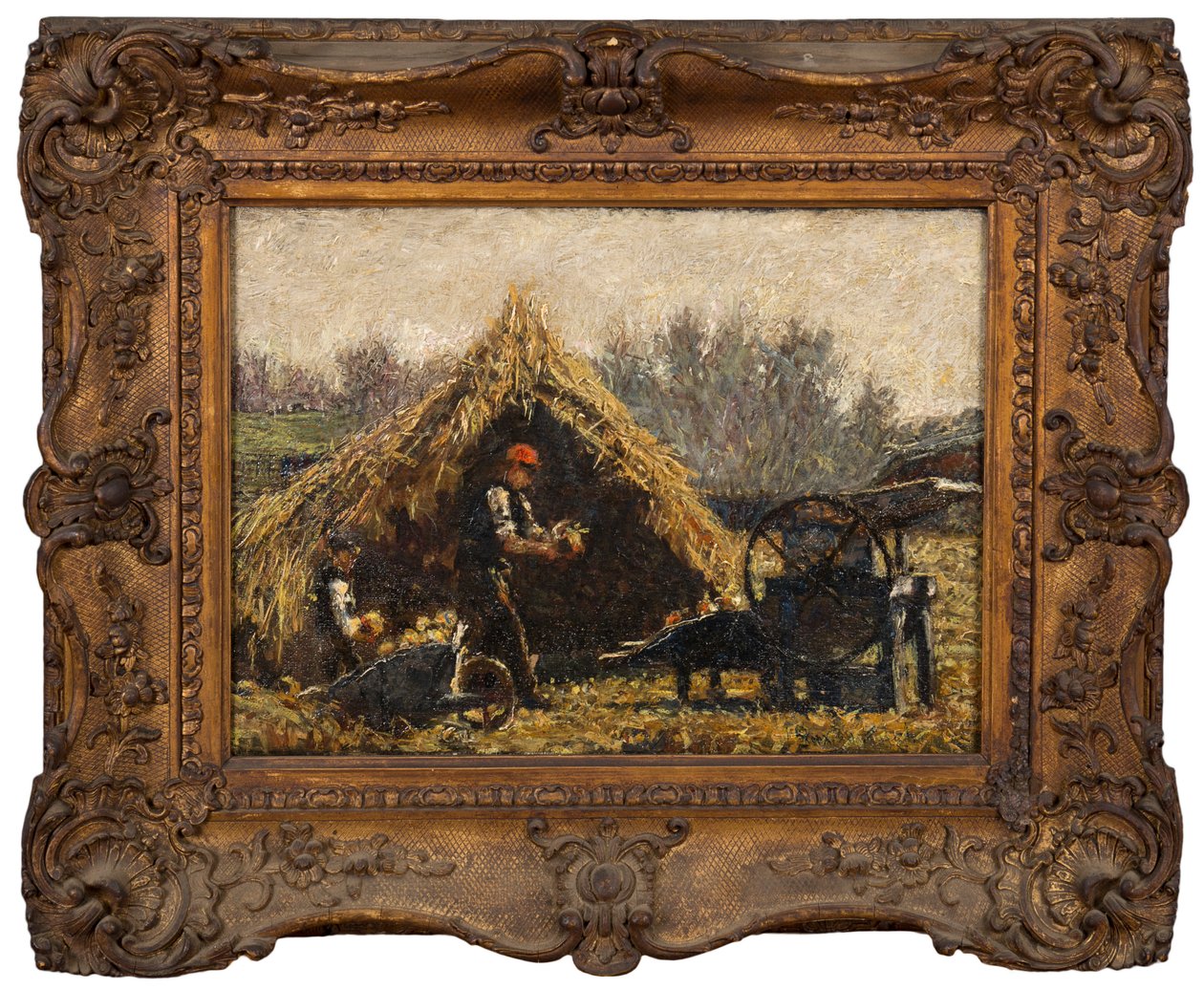 Punajuurikkaan pilkkominen, n. 1880 tekijältä John William Buxton Knight