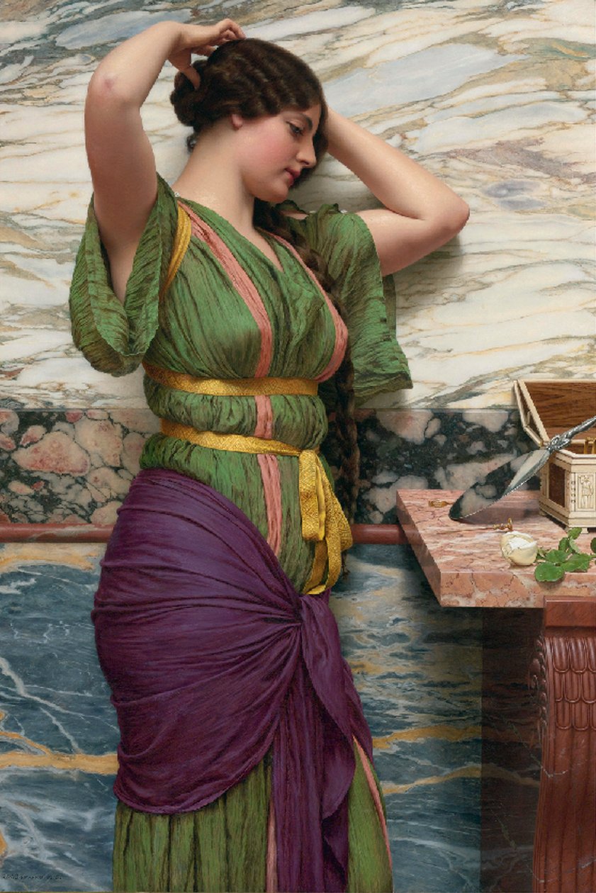 Hyvä heijastus, 1915 tekijältä John William Godward