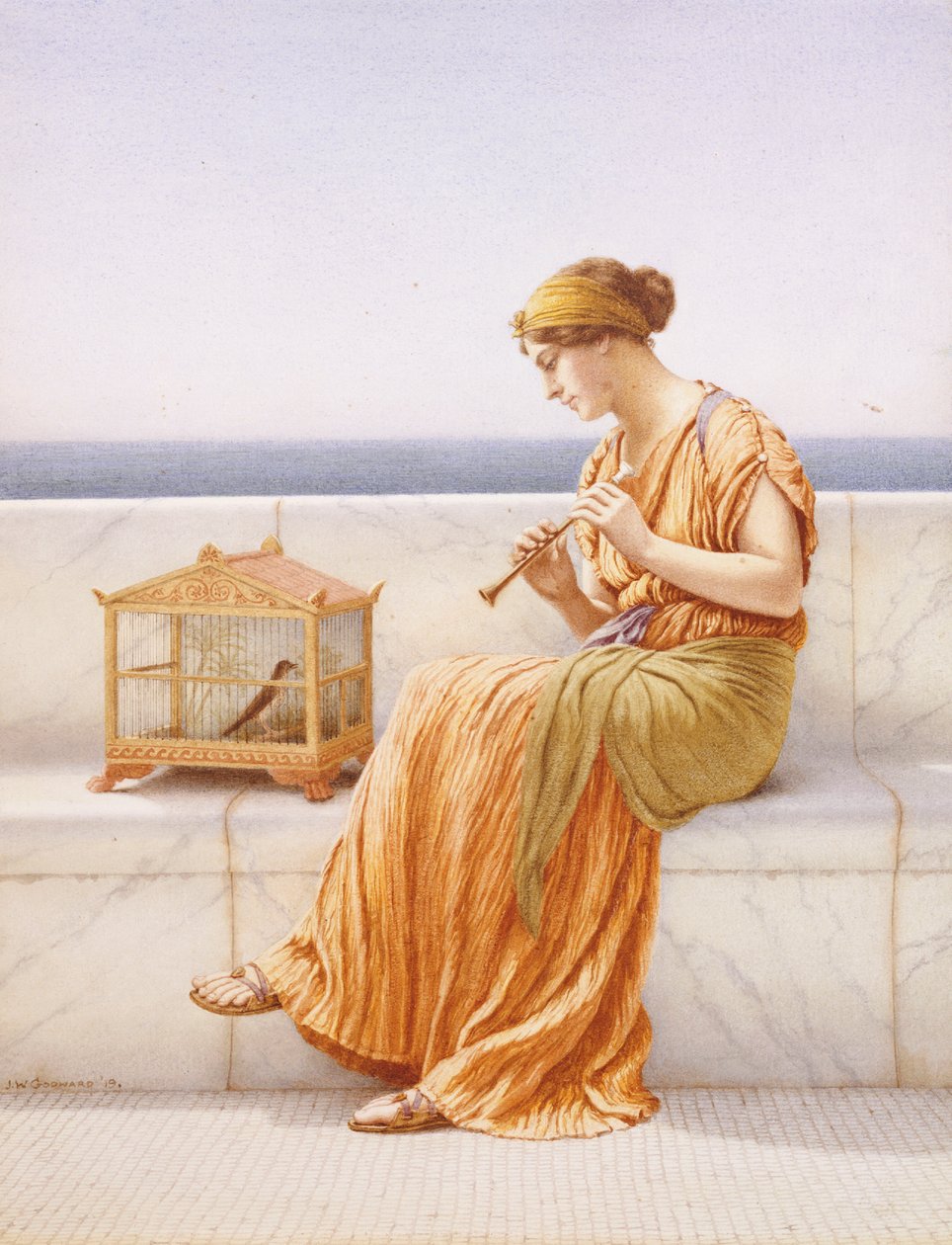 Laulu ilman sanoja, 1919 tekijältä John William Godward