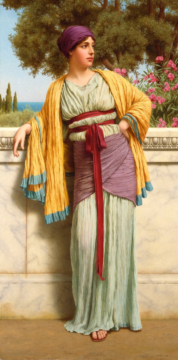 Cestilia, 1919 tekijältä John William Godward